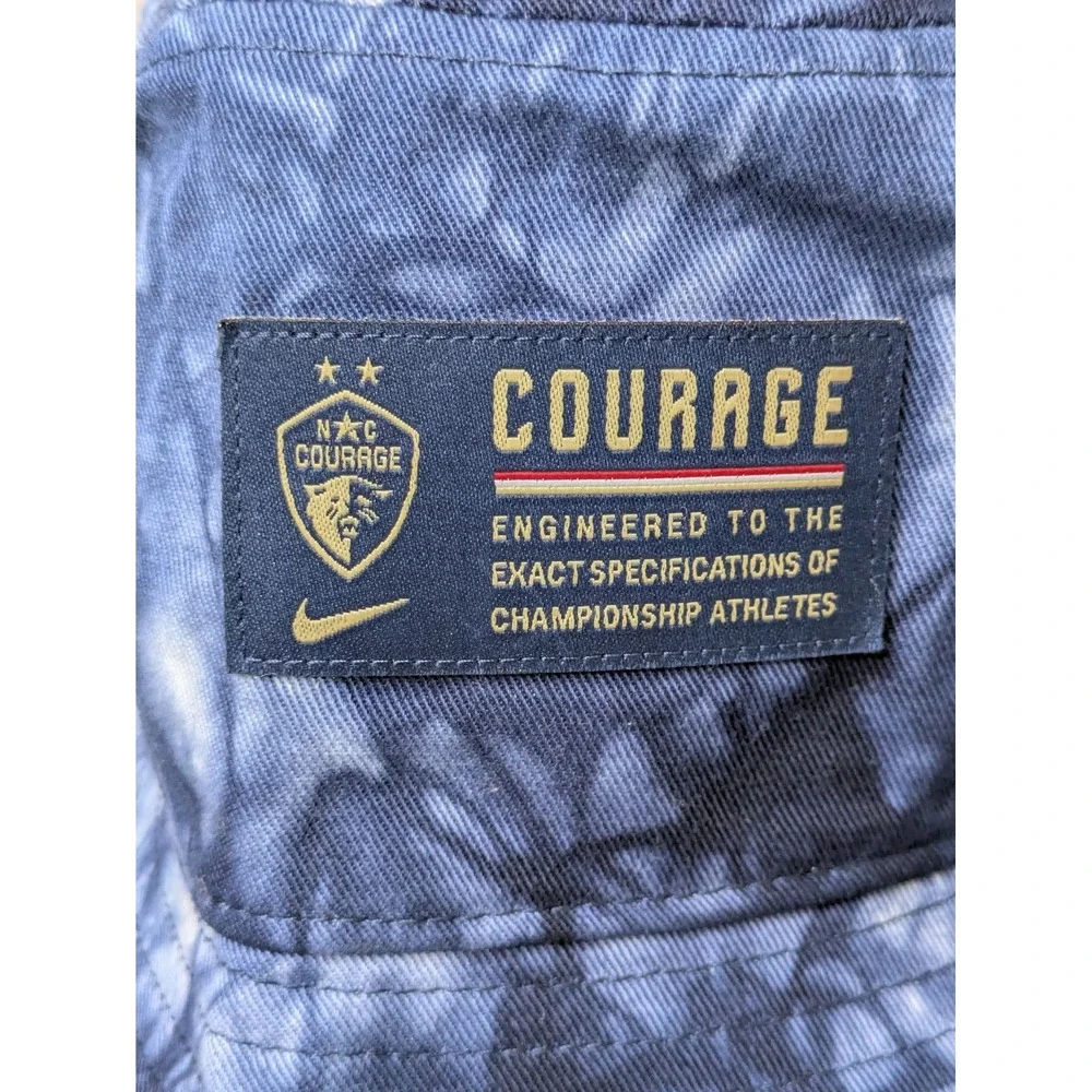 NC Courage Nike NWSL Soccer Bucket Hat‎ Tie Die Blue Unisex North Carolina
